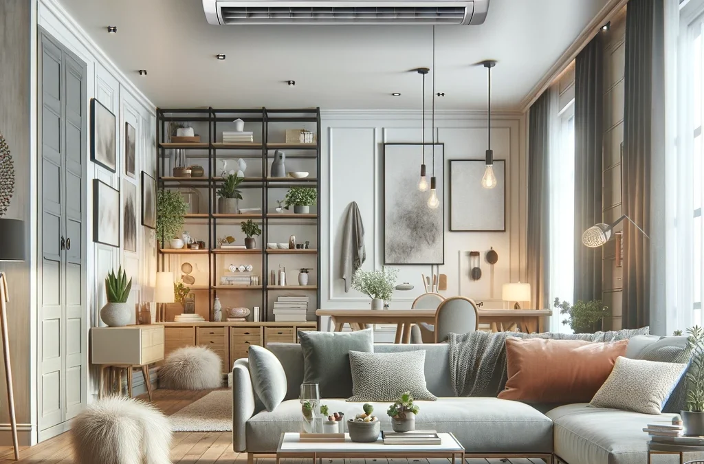 Ideas elegantes para disimular tu aire acondicionado con decoración