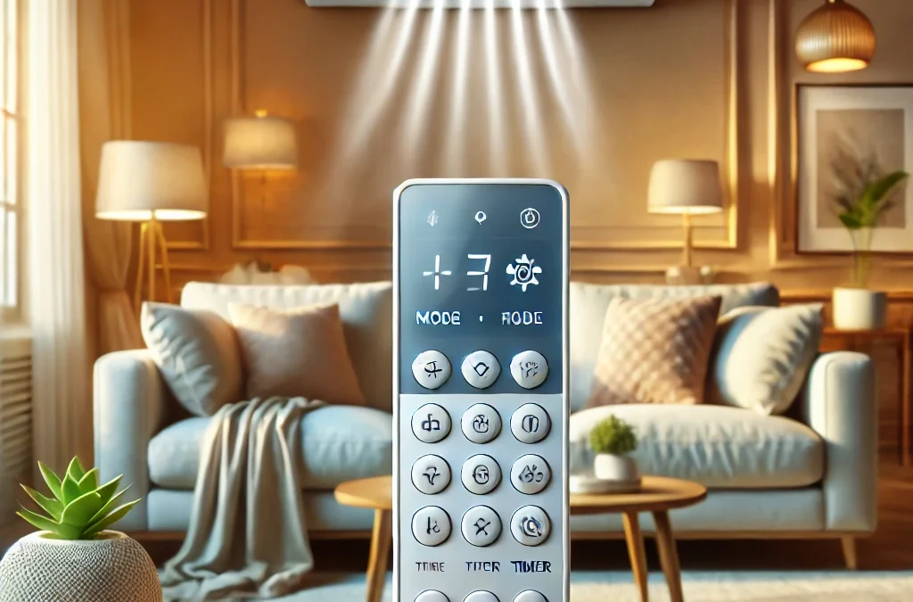 Funciones más importantes del mando del aire acondicionado